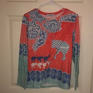 Cute Elephant Long Sleeve